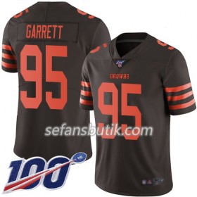 Cleveland Browns Tröjor Myles Garrett 95 Nike Brun 100th - Herr